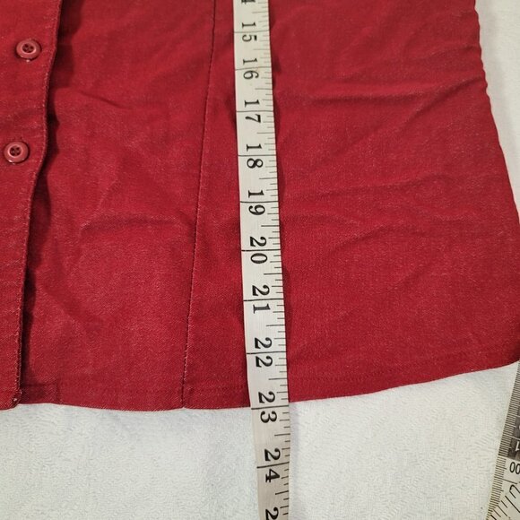 497. Indulgence Vest Red Sz L - Picture 4 of 6